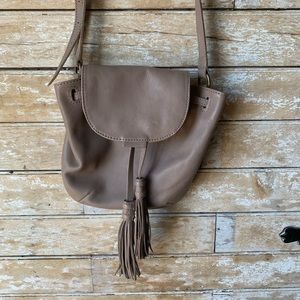 Lucky Brand Crossover Purse Taupe